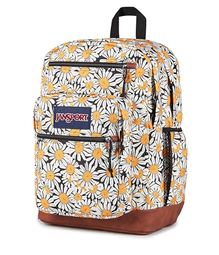 Image of JanSport Cool Backpack with 15-inch Laptop Sleeve, Large Computer Bag Rucksack with 2 Compartments, Ergonomic Straps, Daisy Dreamscape
