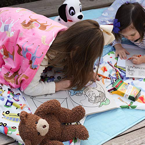 Wildkin Plush Blanket Bundle With Cotton 4 Pc Toddler Bed In A Bag (Horses) #TOP7
