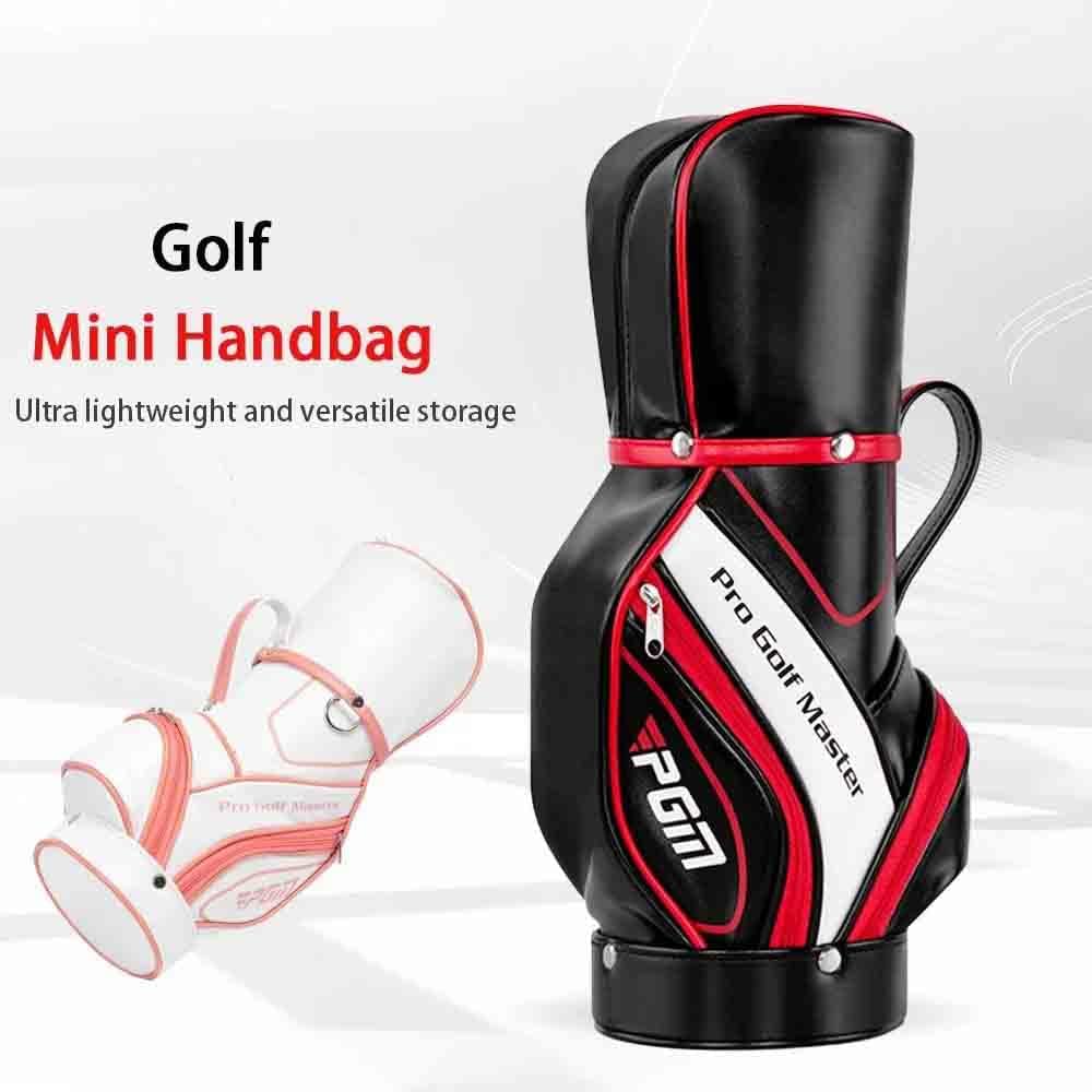 Golf Pouch Bag, Stylish and Durable Golf Club Carrying Bag, Lightweight Golf Handbag for Male Female Golfers Sports (Pink)