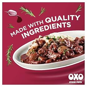 OXO Stock Pots Rich Flavoursome Blend of Red Wine, 4 x 20 g (80 g) – OXO