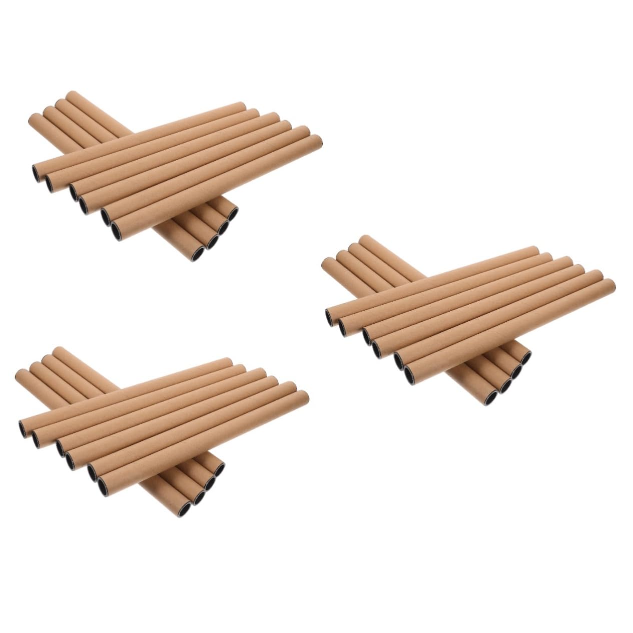SHINEOFI 30piezas Tubo De Cartón Kraft Para Almacenamiento y Transporte De Pósters y De Resistente y Práctico Para y