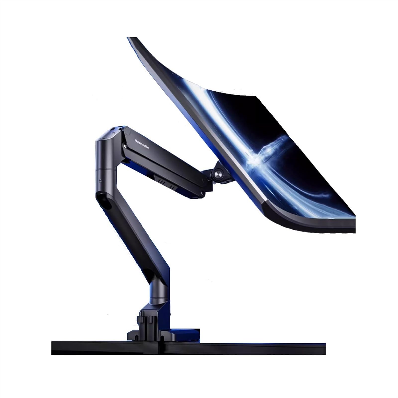 Aioneer Monitor Arm Single Monitor Mount Arm, Gas Spring Monitor Desk Mount, Fully Adjustable Monitor Arm Fits 17-32 Inch Screen, Holds 19.8Lb, 75X75 Or 100X100Mm Monitor Mount A