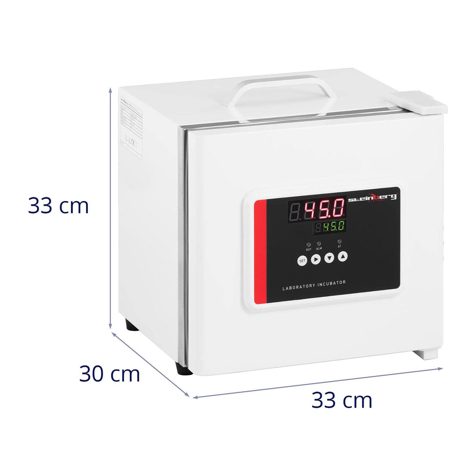Steinberg Systems SBS-LI-8 Incubadora de laboratorio hasta 50 °C 7,5 l estufa de cultivo incubadora de cultivo