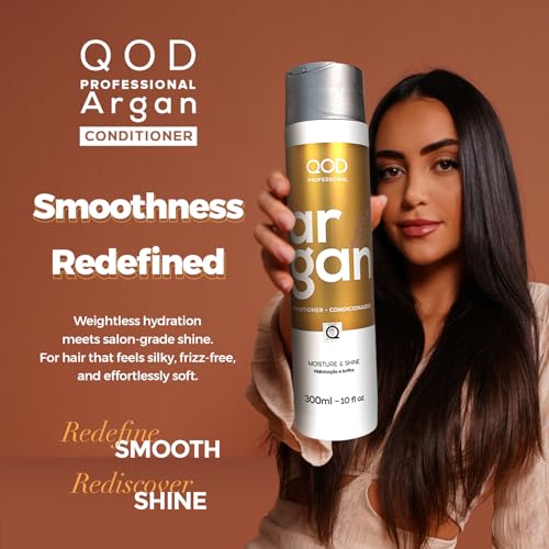 Image of QOD Professional Argan Conditioner 300Ml | Sulphate Free | Sodium Chloride Free, All, 1 Count
