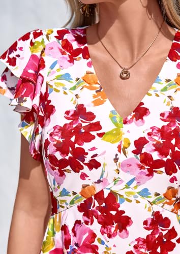 Image of PRETTYGARDEN Womens Summer Boho Floral Maxi Dress