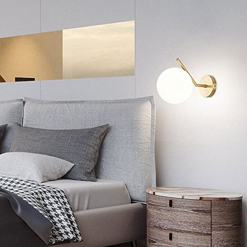 Luz de pared de cobre antirreflejos para cabecero de dormitorio moderno 4