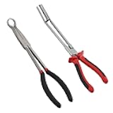 2PCS Sleeve & Round Spark Plug Tools Kit,Multi-functional Spark Plug Boot Removal Tool Set for Removing and Installing the Sparkplugs,Heavy Duty Sparks Plugs Wire Removal Tool