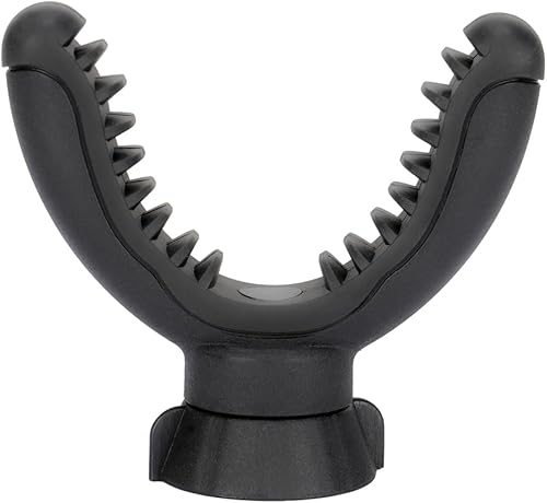 Fooletu Shooting Rest Tripod Portable Rifle Shooting Tripods 360 Rotation V Yoke Stand 11-21 Height Adjustment Aluminum Shooting Stand for Target