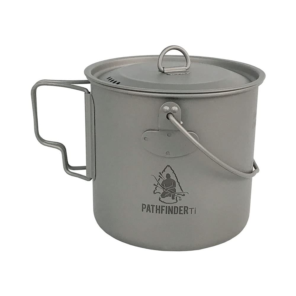 Titanium Bushpot met deksel (1,1 l)