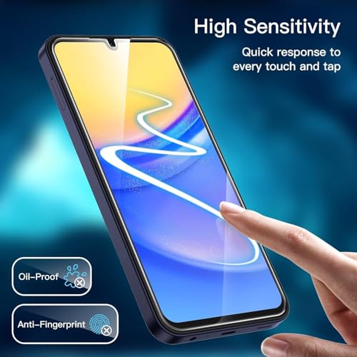 Image of Premium Tempered Glass Screen Protector Guard Compatible For Realme Narzo N61 5G (6.78 Inch, Pack of 1) | Edge to Edge Coverage With Easy to installation kit for Smartphone
