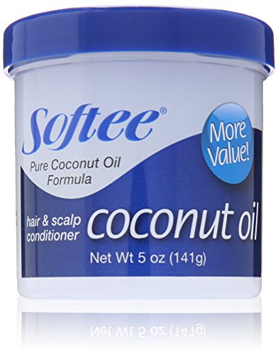 Softee Coconut Oil Hair and Scalp Conditioner, 5 Ounce