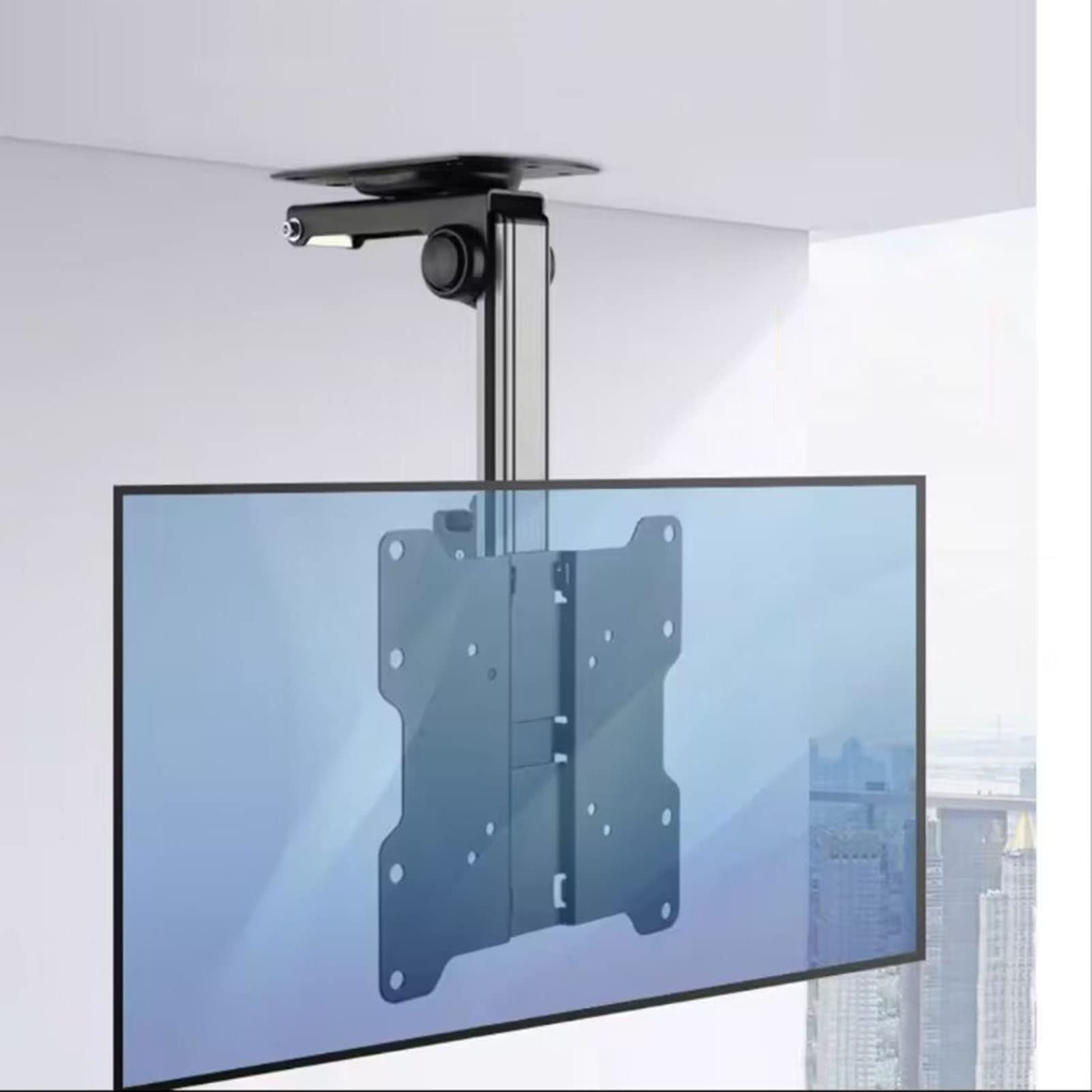 Support TV plafond rabattable 0-90° pour intégrer un écran dans la cuisine
