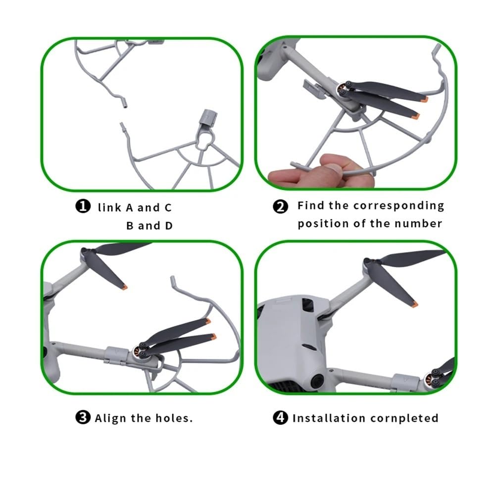 Compatible con, DJI, Mini 4 Pro Protector Hélice