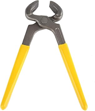 Hoof Nipper Trimmer,Multifunctional Farrier Tools, Heavy Duty Farrier Nippers with Plastic Grip,Horseshoe Pliers Hoof Trimming Tools Horse Equipment for Cattle Sheeps Horses 7in