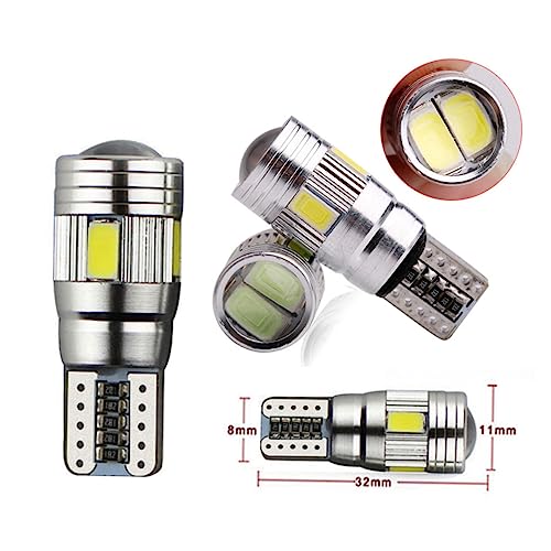 Mikinona 4Pcs Lâmpadas LED Leds Do Carro LED Luzes Da Placa De Licença Lâmpadas Do Carro Luz Lateral