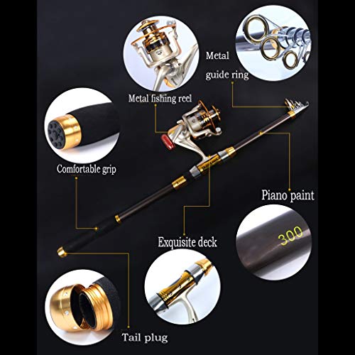 WENMENG2021 Teleskop-Angelruten Angel Sea Rod Set Sea Rod-Rod-Angelrute Sea Fishing Rod Super Hard Long Shot Rod Angeln… – Bild 7