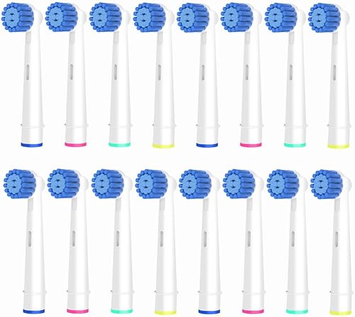 Miniatura 8 de Recambio de cabezales de cepillo de repuesto para cuidado de las encías, compatible con cepillos de dientes eléctricos Oral B Braun, cerdas suaves