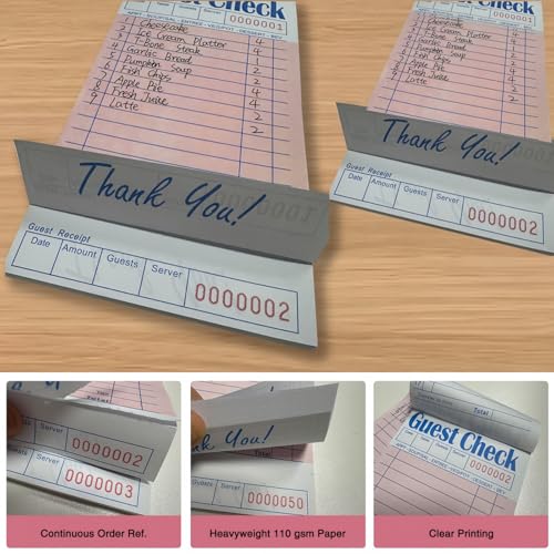 Carnet de serveuse pour fournitures de restaurant indispensable aux services du midi
