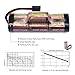 melasta 8.4V 4200mAh 7-Cell Hump NiMH Battery Pack with Traxxas Discharge Plug for RC Racing Car