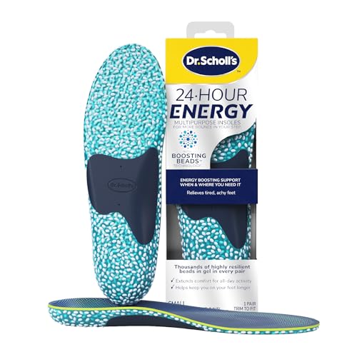 Dr. Scholl'S 24-Hour Energy Multipurpose Insoles - Returns Energy With Every Step, Relieves Tired, Achy Feet With Memory Foam And Boosting Beads Techn