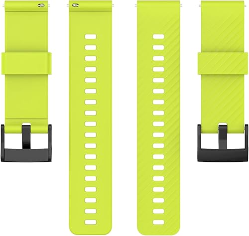 Vista 16 de TenCloud Correas de repuesto compatibles con Ticwatch Pro 5, correas de reloj ajustables de silicona suave impermeable, pulsera deportiva de 0.99