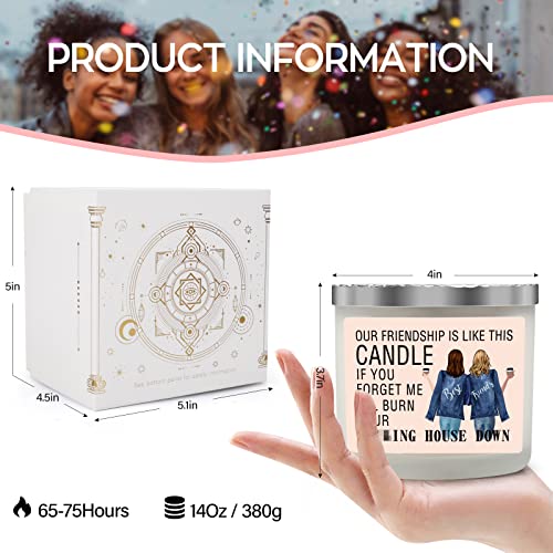 Candles Gifts For Women, Friendship Gifts For Women Friends, Birthday Gifts For Mom Sister, Marshmallow Candles For Home Scented, Large 3 Wick Soy Wax Jar Candle For Bathroom Relaxing (13.4Oz) #TOP5