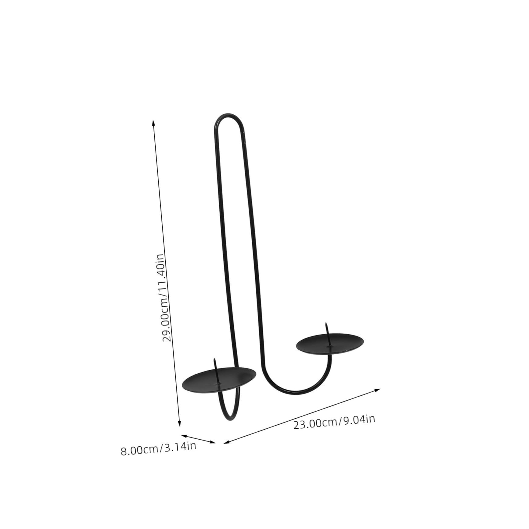 GRIRIW 2pcs Wall Mounted Candle Sconces Iron Candle Holders for Home Decor Rustic for Living Room Farmhouse and Wedding Events