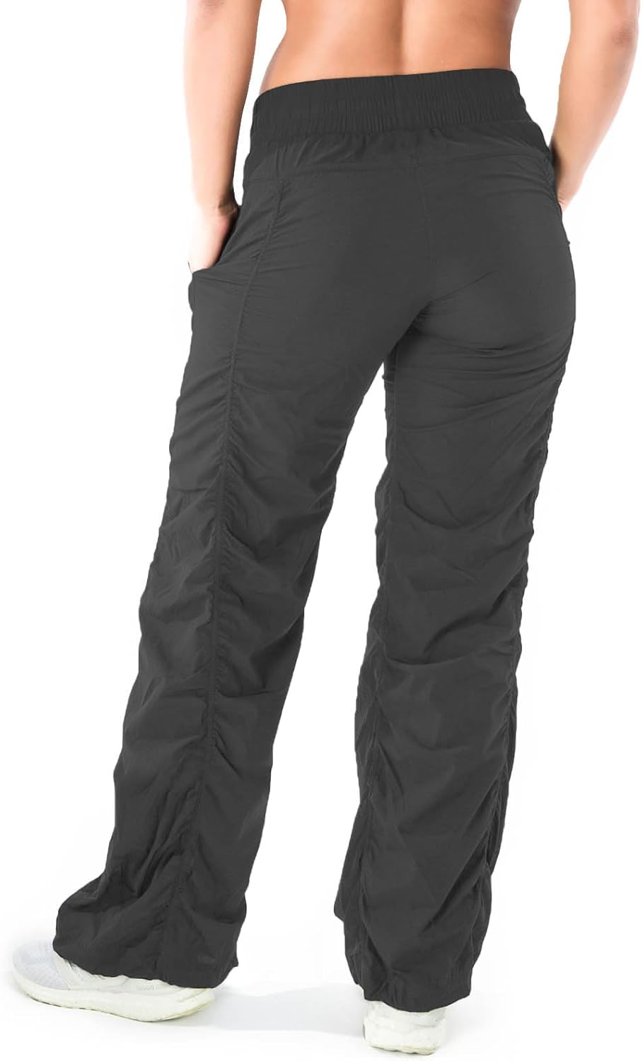 Yogipace Women's Petite/Regular/Tall Lightweight Wrinkle Resistant Dance Studio Pants,Travel Pant with UV Protection - Image 2