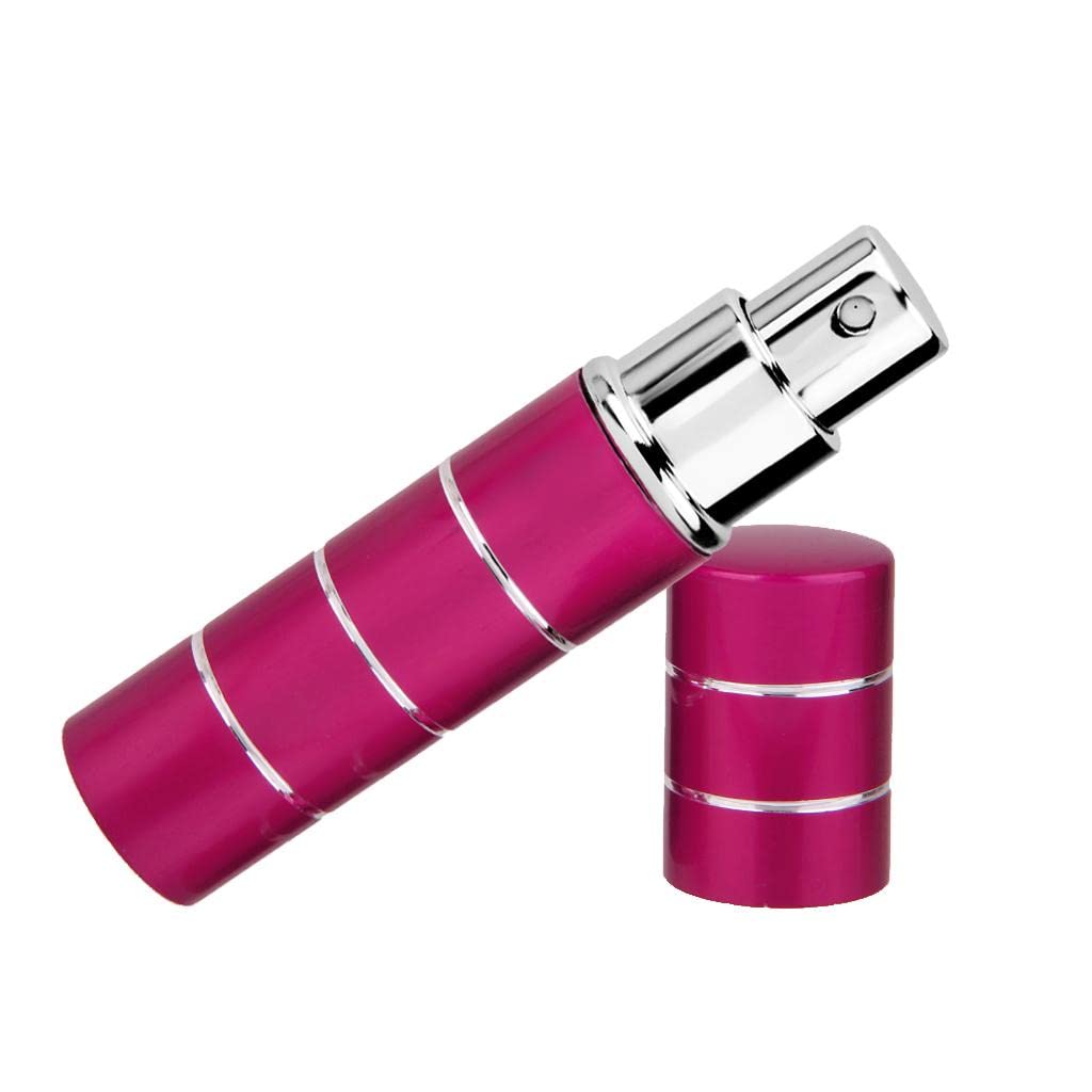 T.O.G. Travel Portable Refillable Perfume Atomizer Bottle Pump Spray Case Rose Red-image-38
