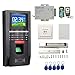 Complete Biometric Kits Fingerprint RFID Access Control System 600Lbs Magnetic Lock TCP/IP Time Attandance