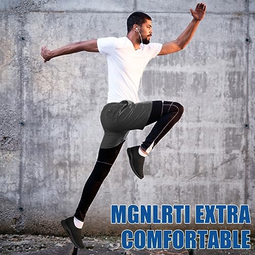 MGNLRTI Mens Trainers Running Shoes Lightweight Slip on Sneakers Gym Fashion Walking Shoes - Image 6