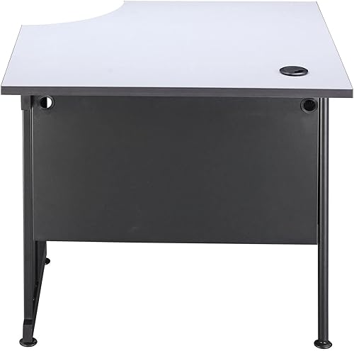 Miniatura 4 de Global Industrial Escritorio esquinero de 36 pulgadas de ancho, parte superior con acabado gris