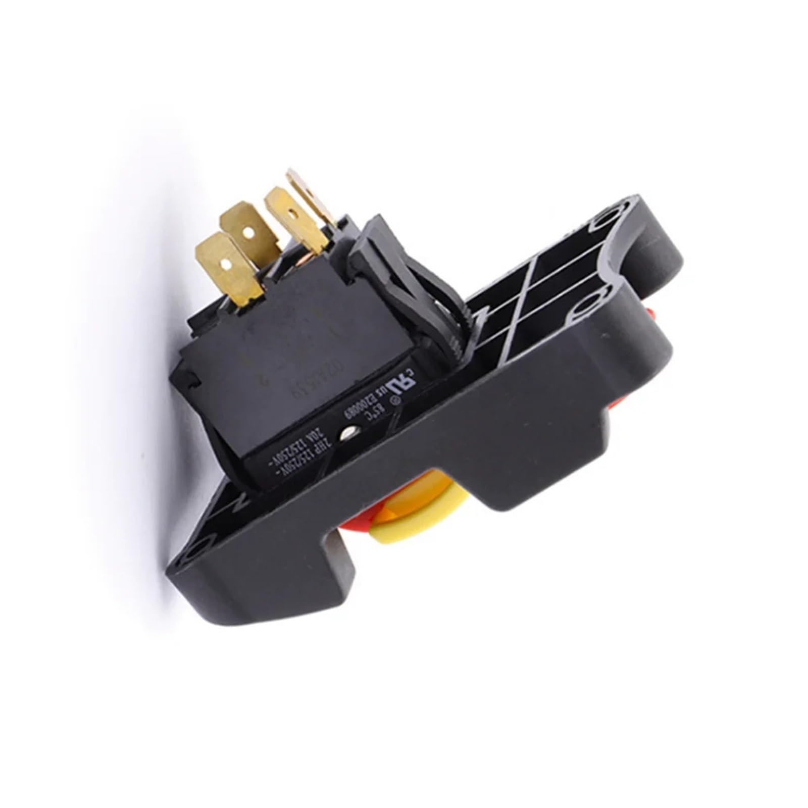 1 Interruptor de Bloqueo de Seguridad HY18-32 4 Pines 250V 16A 125V 20A 2HP DPDT interruptores de tecla de botón de Encendido y Apagado for máquinas Herramientas