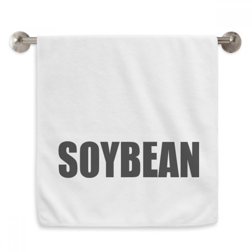 Serviette moelleuse légumes de soja visage doux