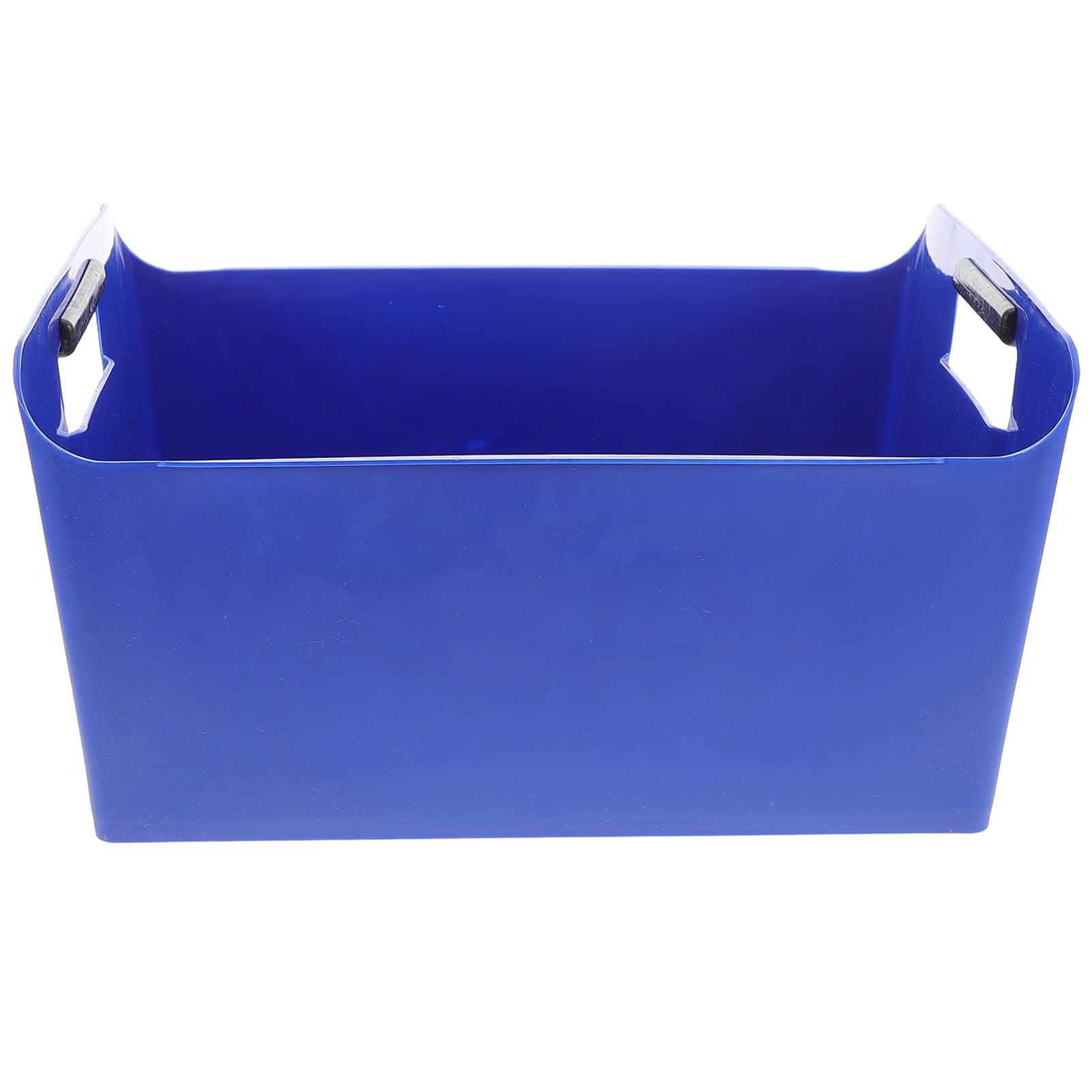 PRETYZOOM Ice Buckets Bulk, Plastic Ice Buckets with Handles, Oval Storage Tub, Large Capacity Ice Drink Bucket for Party Bar Wine Beer Champagn e Beverage Bottle Cooler Blue