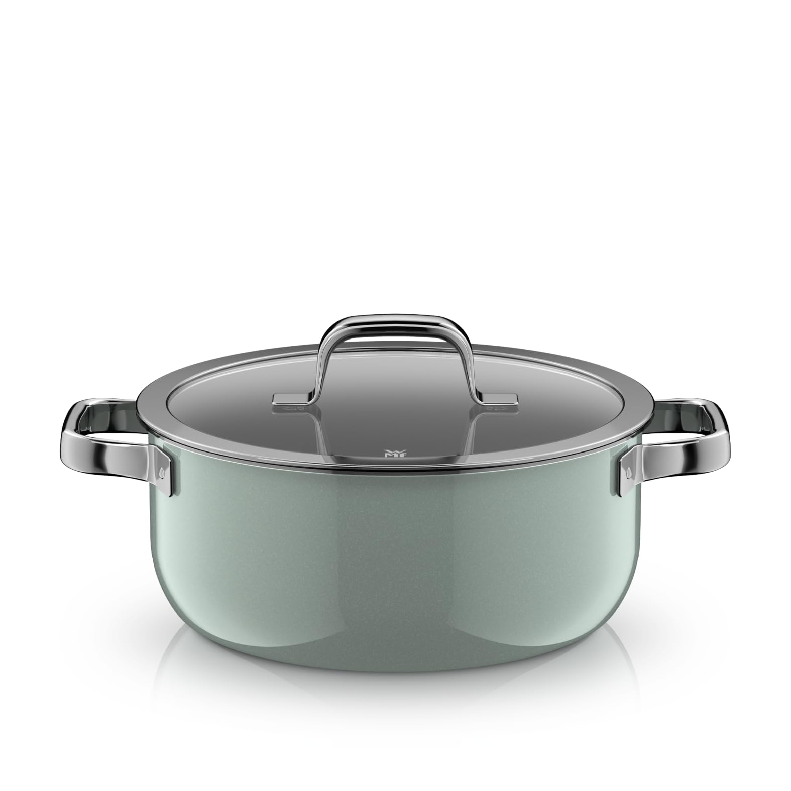 WMF Fusiontec Mineral Pro, garnek do smażenia z pokrywką, 24 cm, trwały, odporny na zarysowania materiał, garnek indukcyjny, nadaje się do wszystkich rodzajów kuchenek, wyprodukowano w Niemczech