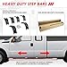 Auto Dynasty Running Boards Compatible with 1999-2016 Ford F250 F350 F450 F550 Super Duty Extended Cab, Stainless Steel Side Steps Nerf Bar, 5 Inches Step Bars, Polished Chrome