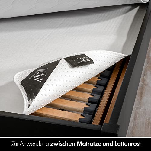 chill SLEEPLONGER Matratzenunterlage 90x200 cm - Lattenrost Matratzenschoner mit Noppen - Antirutsch Lattenrostschoner 90 x 200 cm für Matratze & Boxspringbett - Vegan & Atmungsaktiv