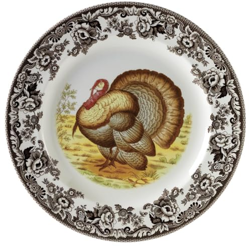 Spode Woodland Turkey Dinner Plate 10.5