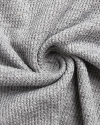 Lucky Brand Men's Henley Shirt - Long Sleeve Waffle Knit Cotton Henley Thermal Shirt - Undershirts for Men3