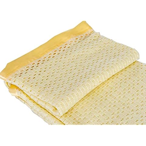 Snugglemore Lightweight 100% Acrylic Blanket, Lemon Cover