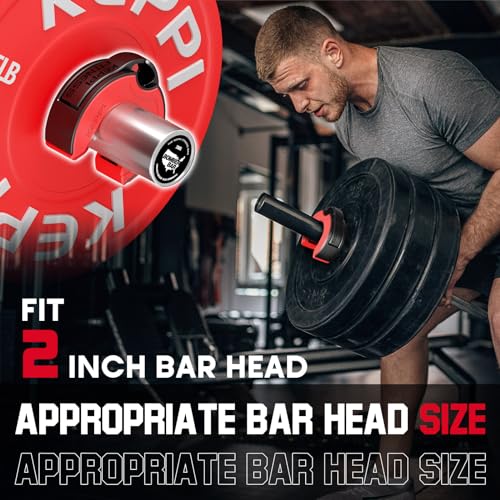 Image of Keppi Fitness Barbell Clamps 2 Inch Aluminum Magnetic Quick Release