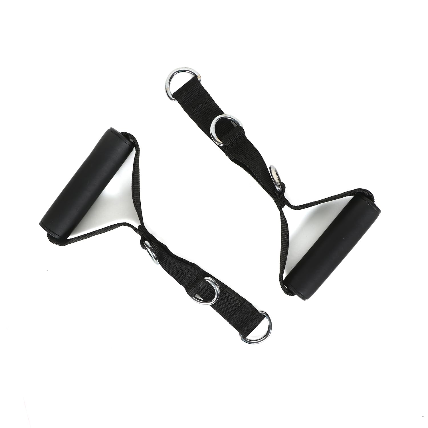 Shapewell Set of 2 Nylon D Handles Triple Loop Bars| Resistance Bands Handle Pair for Gym| Suitable for Lats, Biceps, Triceps (B0D3F67XS5) Amazon Price History, Amazon Price Tracker