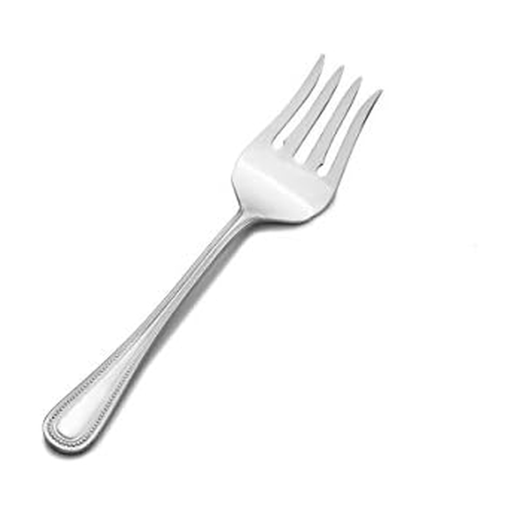 Fourchette à charcuterie Wallace Continental Bead couvert service viande inox