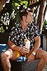 Tipsy Elves Black Monochrome Moonlight Hawaiian Sh... #4