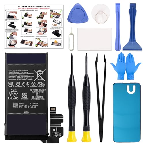 GREEN FUSION for Pixel 8 Replacement Battery, New GS35E Battery Compatible with Google Pixel 8 (GKWS6, G9BQD, GA04851-US, GZPFO, GPJ41), with Instruction & Toolkit