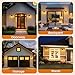 WIHTU Dusk to Dawn Outdoor Lighting Fixtures, Exterior Front Porch Light, Black Sensor Wall Sconce Lamp, Waterproof Wall Lantern, Anti Rust Outside Coach Lights for House, Doorway, Garage