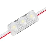 Q QINGCHEN Mini LED Module UL Listed DC12V 6500K White 0.5W Waterproof Decorative Light for Lightbox Letter Advertising Signs with Tape Adhesive Backside (100pcs Pack)