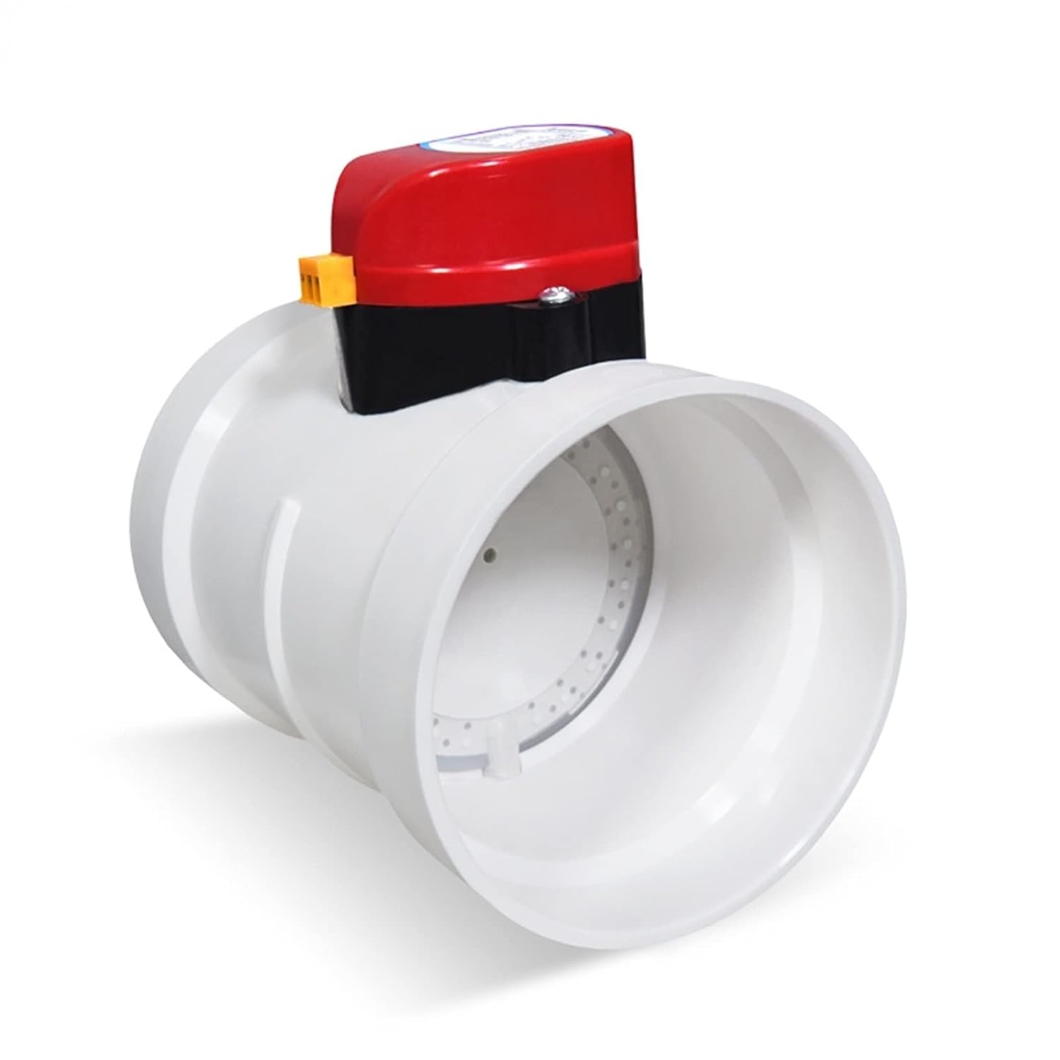 3 Inch Plastic Air Damper Valve HVAC Electric Air Duct Motorized Damper For Ventilation Pipe Valve 220V 24V 12V 75mm 1Pcs (Size : DC 24V)