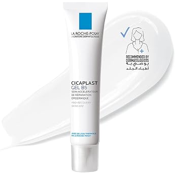La Roche-Posay Cicaplast Gel B5 Wound Care Regeneration Gel 40ml | For scars and irritated skin, fragrance-free, with panthen